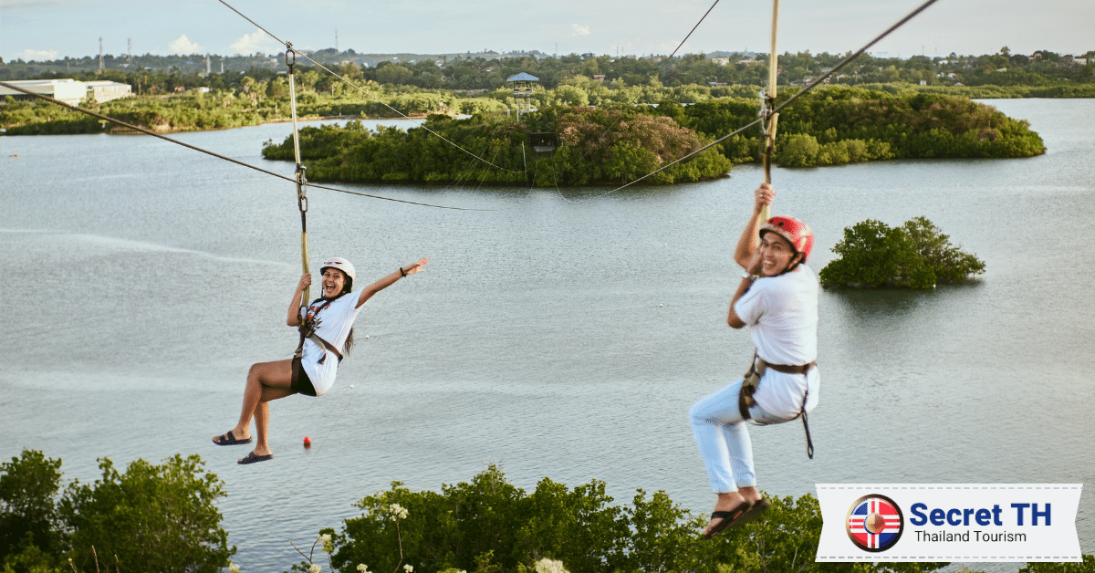9. Ziplining