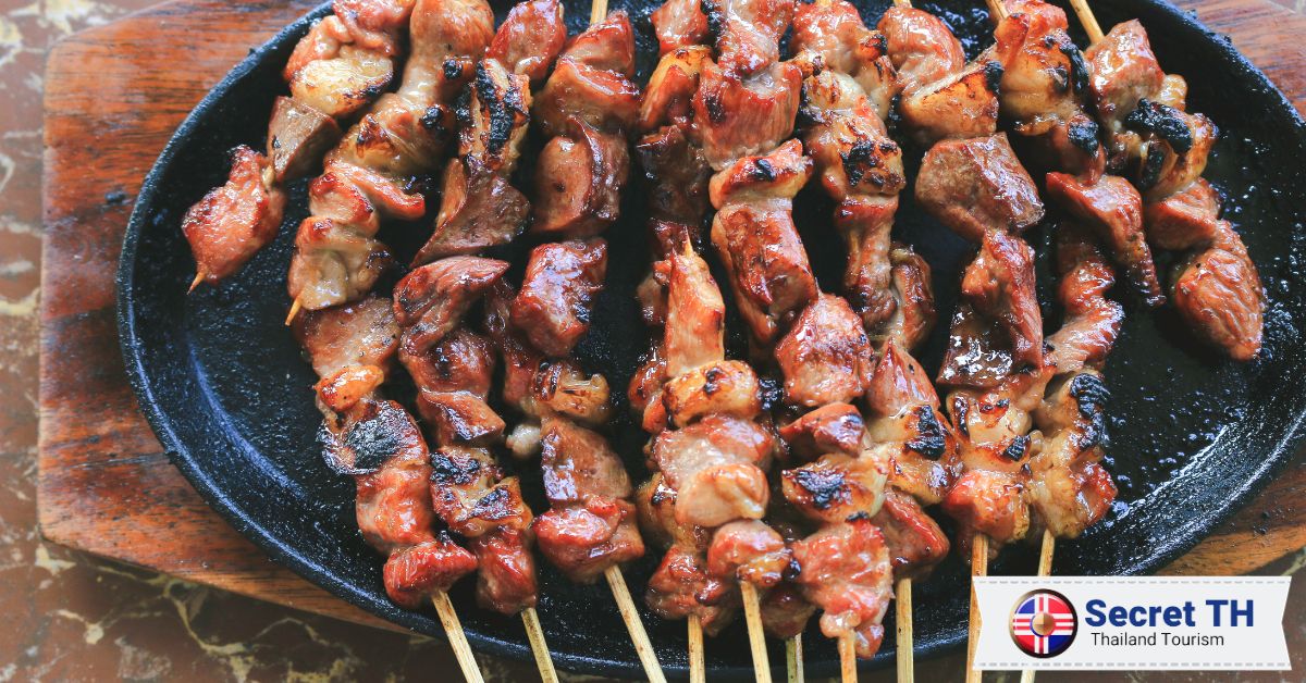 10. Satay (Grilled Skewered Meat)