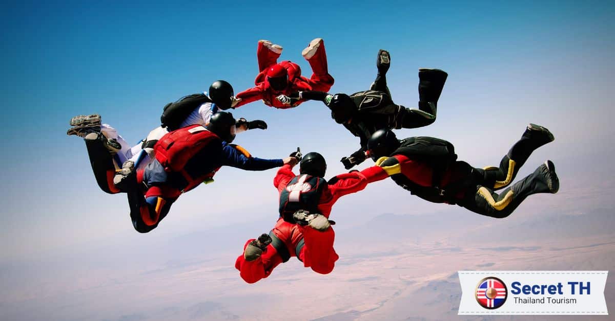 1. Skydiving
