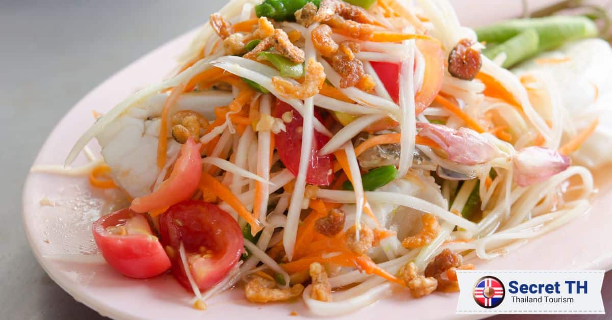 2. Som Tum (Papaya Salad)