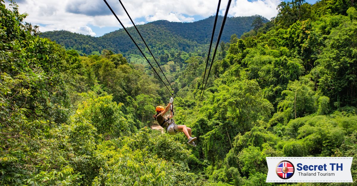6. Ziplining