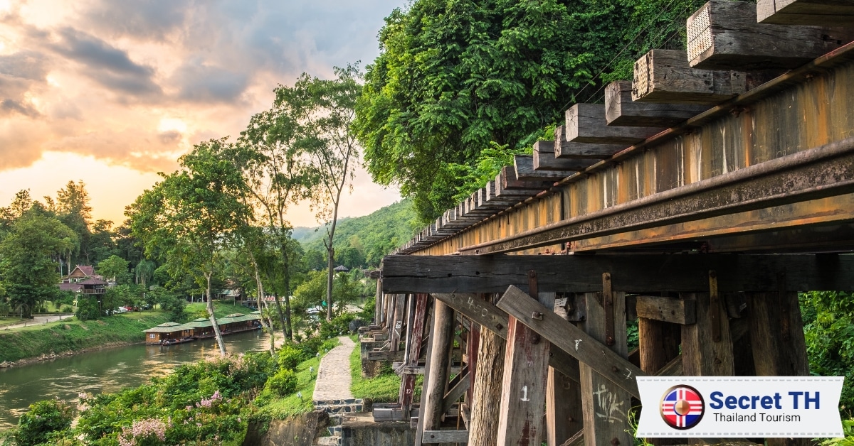 The River Kwai during World War II
